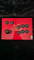 Red and Black Cigar Box Arcade Stick